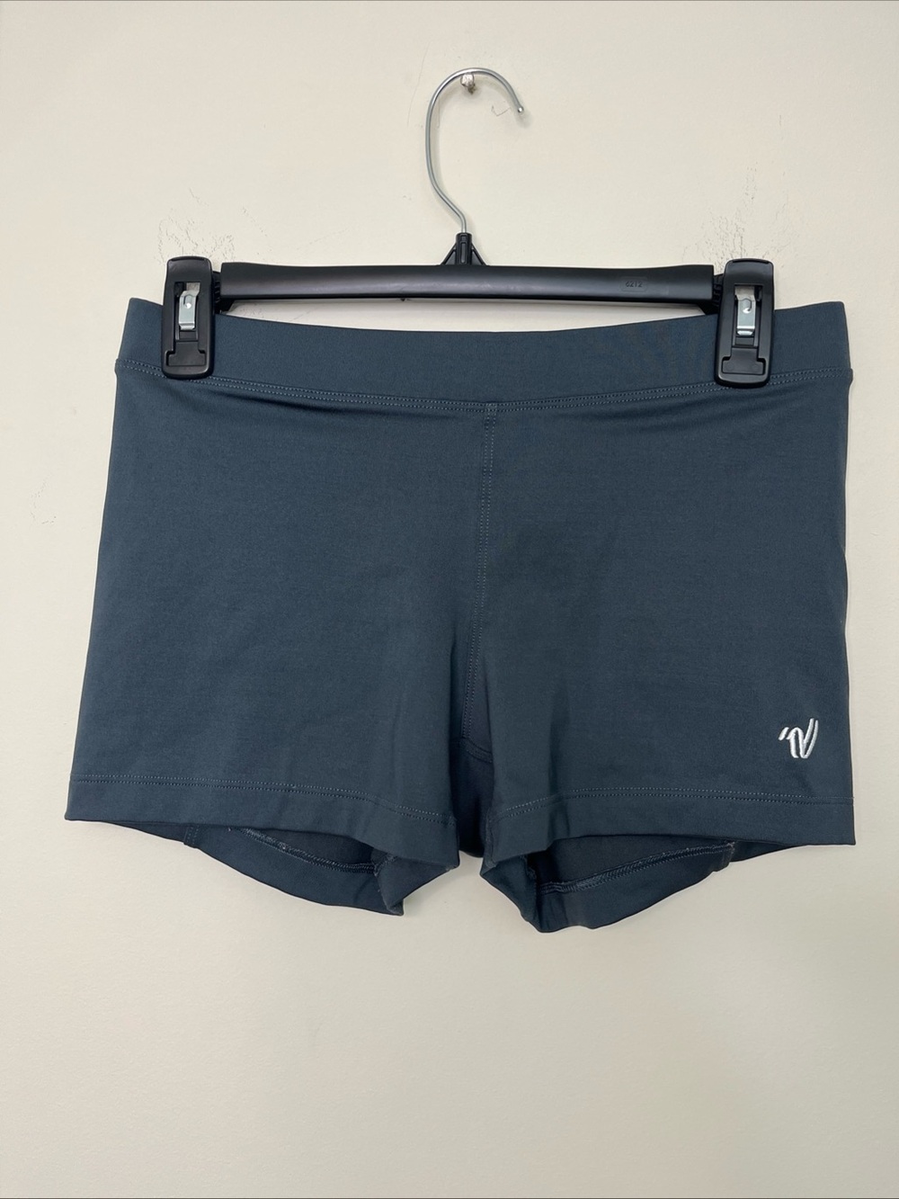 Varsity Spirit Women’s Gray Stretch Volleyball Cheer Workout Short Medium